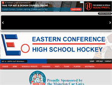 Tablet Screenshot of easternconferencehockey.com